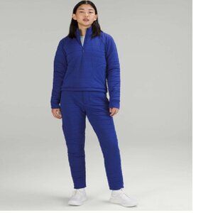 Lululemon Woman Sz 12 Dynamic Movement Half-Zip Sweatshirt Color Psychic